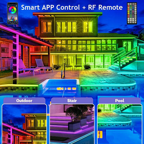 Smart Rainbow LED Permanent Outdoor Light β Smartlight π