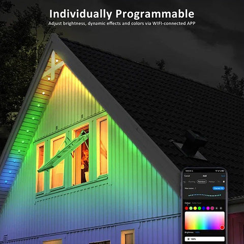 Smart Rainbow LED Permanent Outdoor Light β Smartlight π
