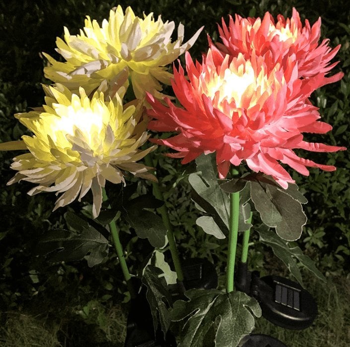 🎁Mother's Day 70% OFF 🎁Chrysanthemum Solar Garden Stake LED