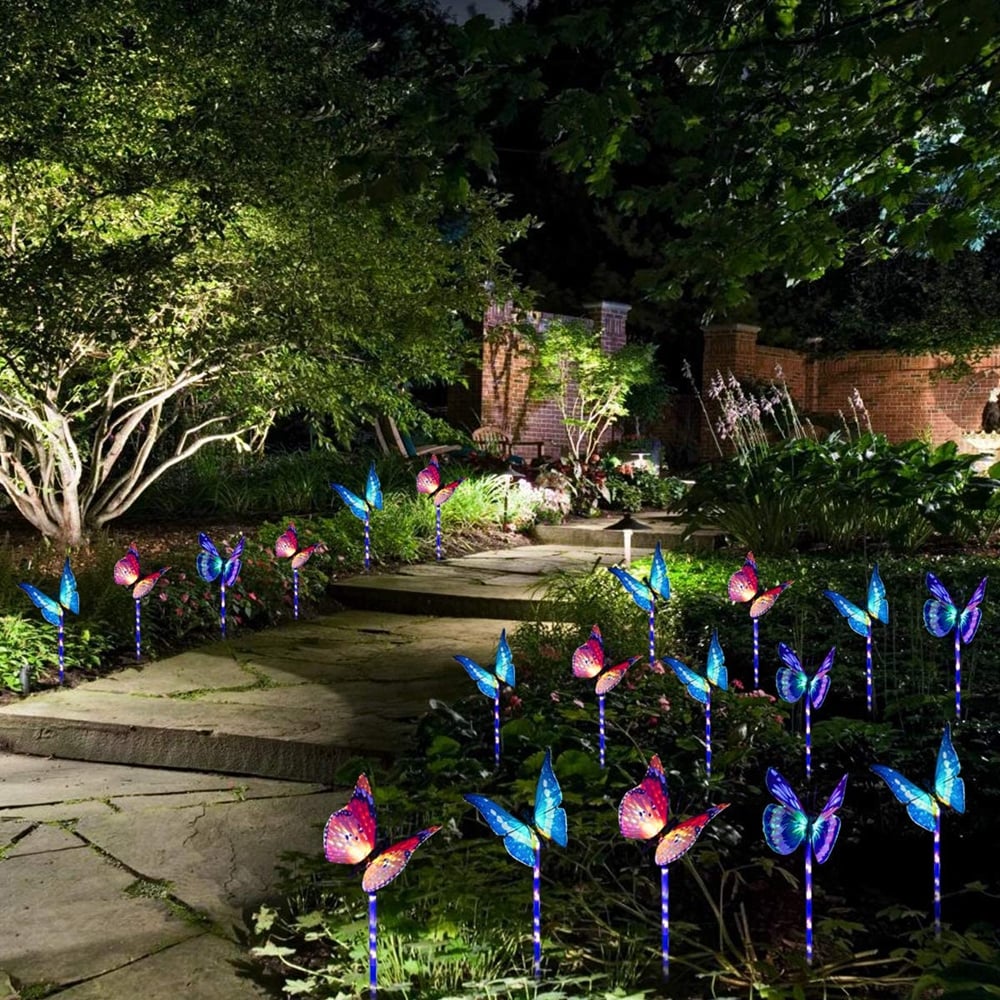 đ„Last Day 70% OFF-Outdoor Solar Garden Butterfly Lights Decor