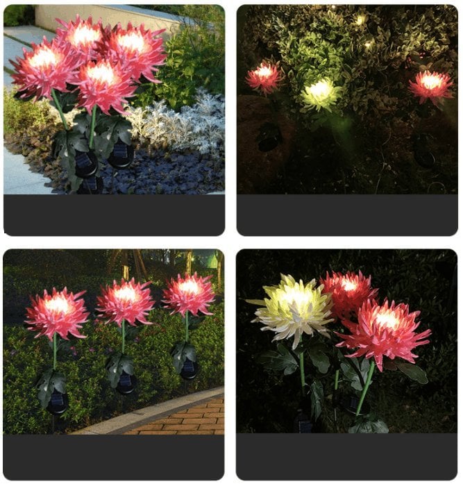 🎁Mother's Day 70% OFF 🎁Chrysanthemum Solar Garden Stake LED