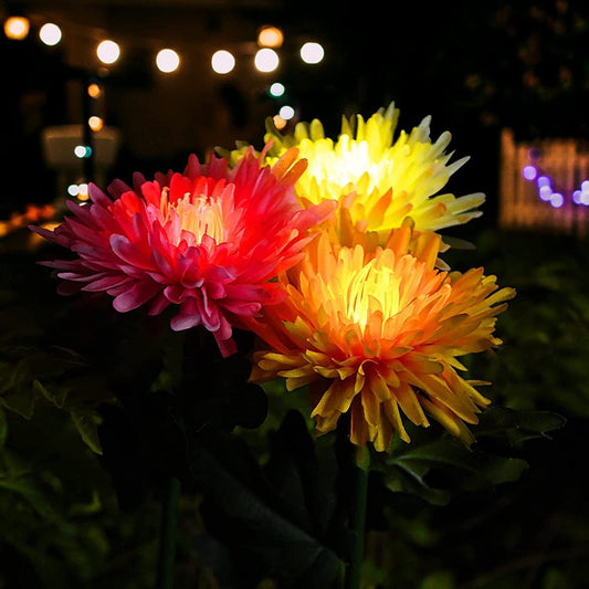 🎁Mother's Day 70% OFF 🎁Chrysanthemum Solar Garden Stake LED