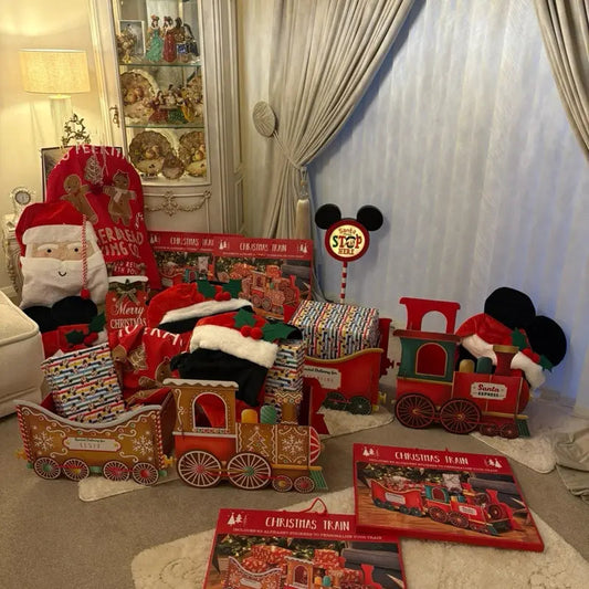 🚂 Christmas Trains Gift Holder - PREMIUM EDITION