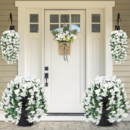 🔥$8.99 On Sale Only Today🔥Artificial Faux Hanging Flowers Plants