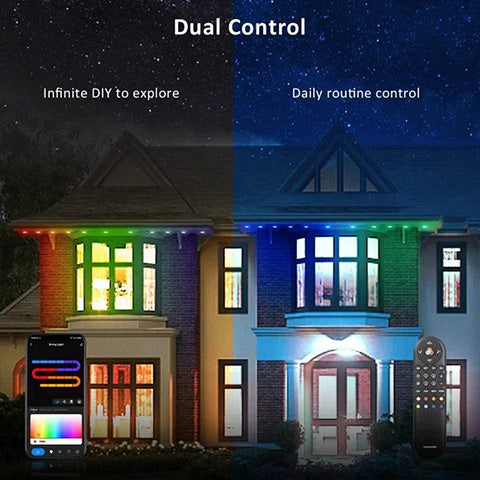 Smart Rainbow LED Permanent Outdoor Light – Smartlight 🎁