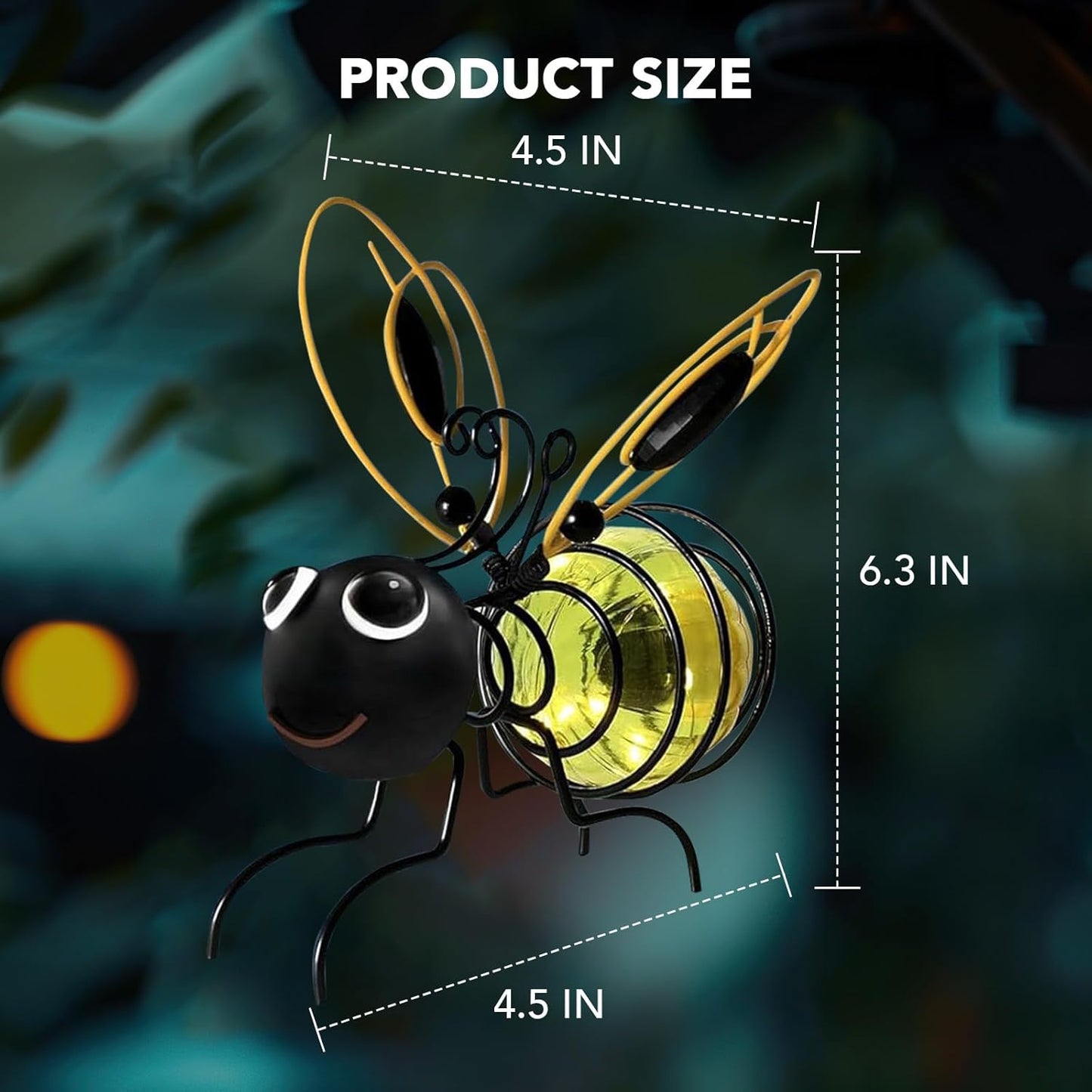 🔥2025 HOT SALE🔥Outdoor Hanging Solar Bee Light