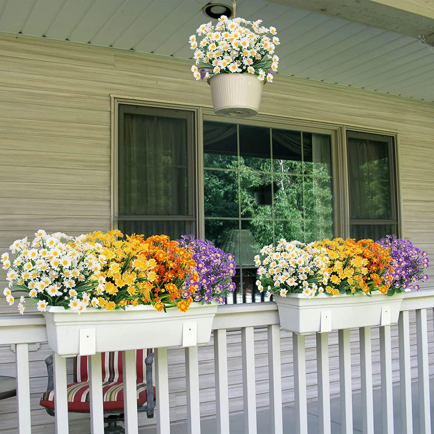 💖Hot Sale 49% OFF-Artificial Daisies Flowers for Outdoors💐