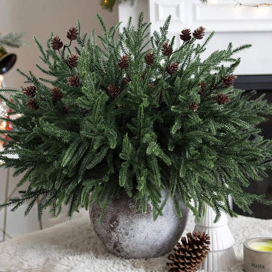 🔥Only $7.99🔥The Best Holiday Greenery - Realistic Norfolk Pine Stems