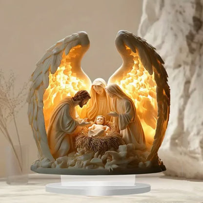 💖LAST DAY SALE 70% OFF-🪽Gorgeous Angel Wings Cross Decoration✝️