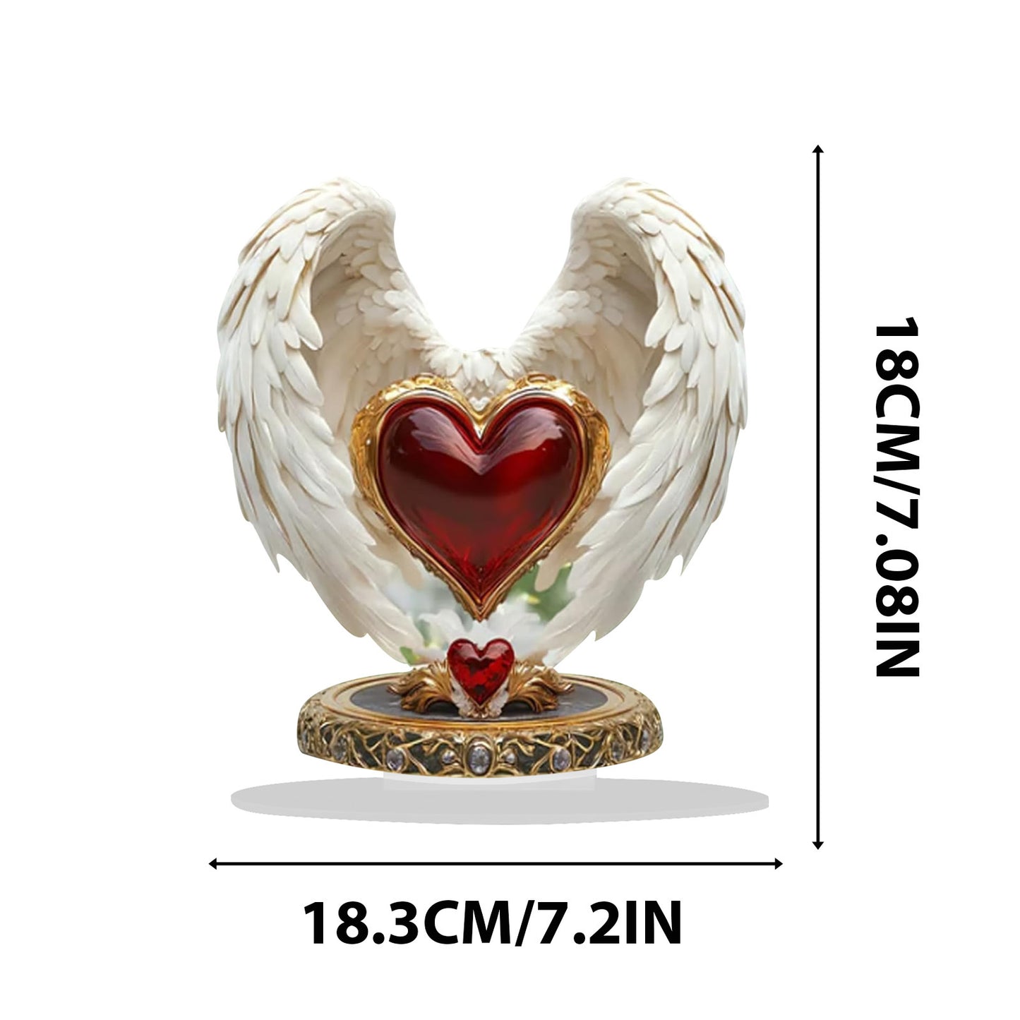 💖LAST DAY SALE 70% OFF-🪽Gorgeous Angel Wings Cross Decoration✝️