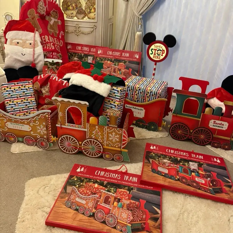 🚂 Christmas Trains Gift Holder - PREMIUM EDITION
