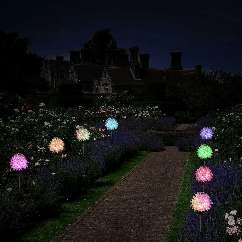 Last Day 49%OFF💕Waterproof  Solar Garden Dandelion Lamp
