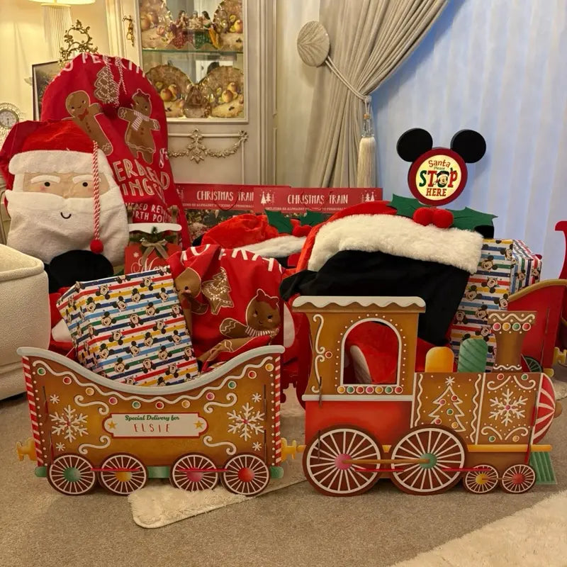 🚂 Christmas Trains Gift Holder - PREMIUM EDITION