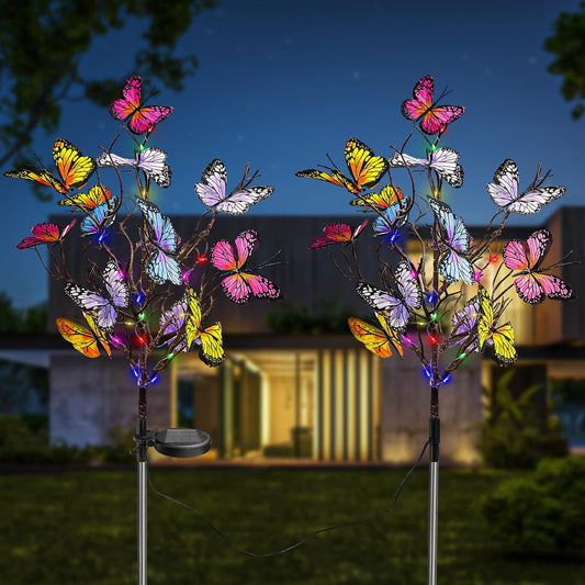 🔥2025 HOT SALE🔥Solar Outdoor Butterfly Lights💐