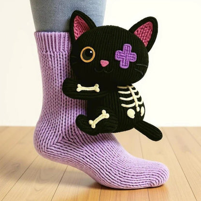 🔥Last Day 49% OFF🧦Hand Crocheted 3D Animal Socks