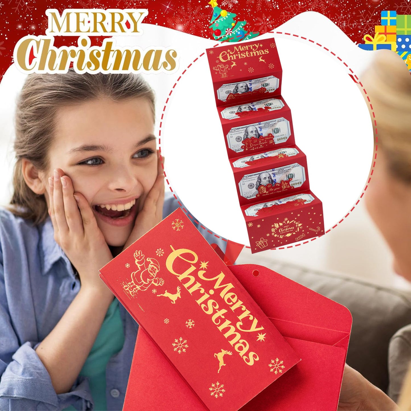 🏆 $3.99 On Sale Only Today💸 A creative way to give cash this Christmas!