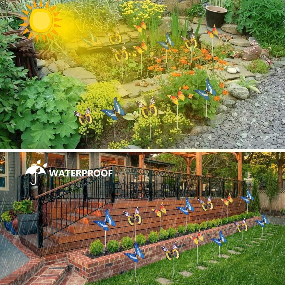 🔥Last Day 70% OFF-Outdoor Solar Garden Butterfly Lights Decor